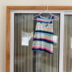 Lilly Pulitzer Multicolor Striped Cotton Tank Top